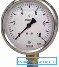 Цената на манометъра е малка, но ви позволява да определите параметрите на системата възможно най-точно Цената на манометъра е малка, но ви позволява да определите параметрите на системата възможно най-точно