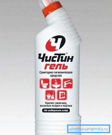 За почистване е по-добре да използвате гел За почистване е по-добре да използвате гел