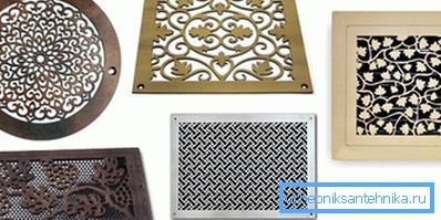 Естетични модели на вентилационните решетки Естетични модели на вентилационните решетки