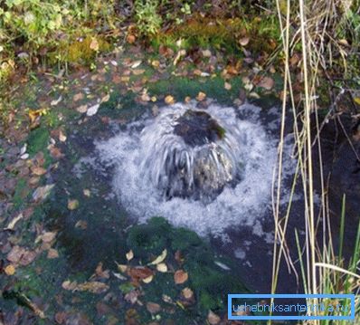 Снимка на разпръсквач за вода под земята Снимка на разпръсквач за вода под земята