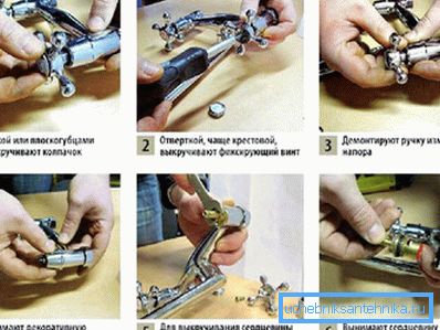 Фоторепортът ще помогне да разглобите клапана.
