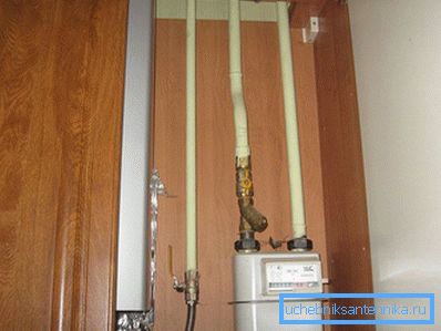 Газов брояч в шкафа Газов брояч в шкафа