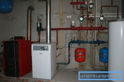 Комбинация от твърдо гориво и газ Комбинация от твърдо гориво и газ