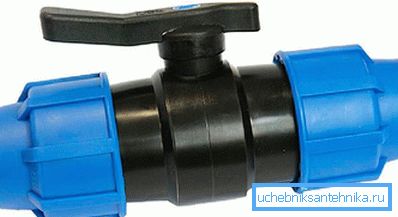 Кран за HDPE тръби