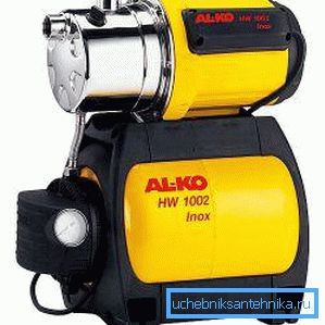 На фото - насосная станция AL-KO На фото - насосная станция AL-KO