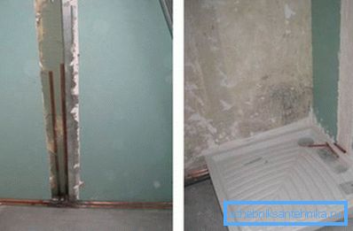 На снимката има пример за скрита връзка с тръбите На снимката има пример за скрита връзка с тръбите