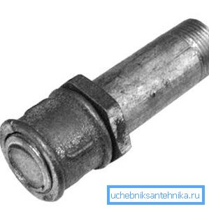 Във снимката е направен щракване с 1/2 инчови тръбни резби.