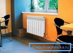Най-ефективното място за поставяне на радиатора е под прозореца Най-ефективното място за поставяне на радиатора е под прозореца