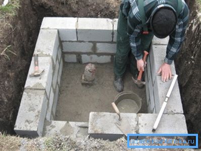 Облицовка приямка