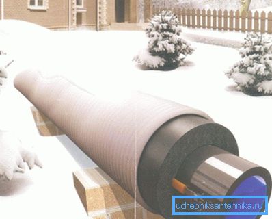 Използването на отоплителни системи дава възможност за осъществяване на комуникации дори на повърхността на земята, но в този случай е необходимо да се изолира тръбопроводът Използването на отоплителни системи дава възможност за осъществяване на комуникации дори на повърхността на земята, но в този случай е необходимо да се изолира тръбопроводът