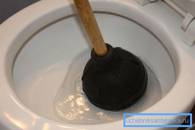 Прочистка вантузом