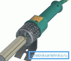 Прямзалинейный паяльник для труб