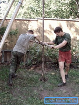 Работете с ръчна тренировка