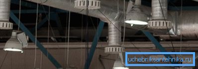 Решетките за отвеждане на изгорелите газове, разположени под тавана, премахват най-загрятия и замърсен въздух. Решетките за отвеждане на изгорелите газове, разположени под тавана, премахват най-загрятия и замърсен въздух.
