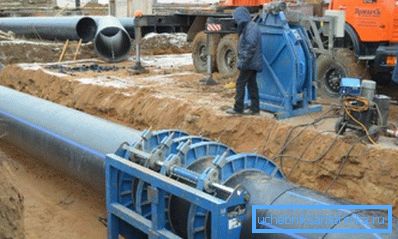 Заваряване на тръби от HDPE. Заваряване на тръби от HDPE.