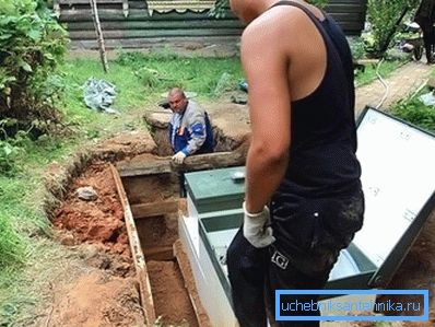 Тапас септична яма е инсталирана