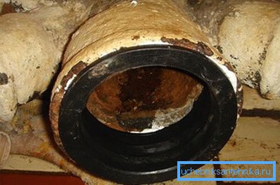 Тръбата е предварително почистена добре от замърсявания