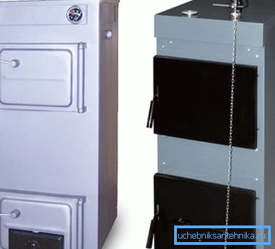 Котли за отопление на твърдо гориво Дон с функция за пренос на газ (вдясно) Котли за отопление на твърдо гориво Дон с функция за пренос на газ (вдясно)