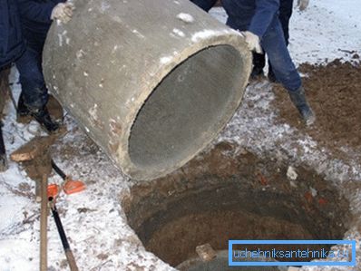 Инсталиране на пръстени из ж/б вручную Инсталиране на пръстени из ж/б вручную