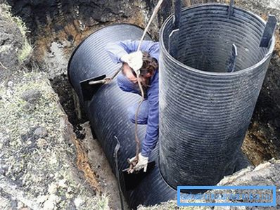 Инсталиране на резервоар за канализация