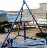 Вариант на метален статив с лебедка Вариант на метален статив с лебедка