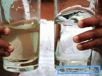 Вода преди и след филтриране Вода преди и след филтриране