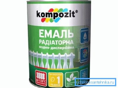 Водоразтворим емайл за радиатори