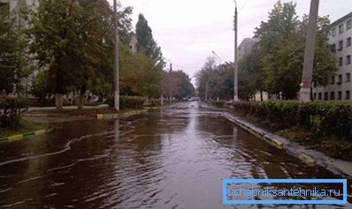 Подценяваният диаметър на валежите води до доста предсказуеми последици.