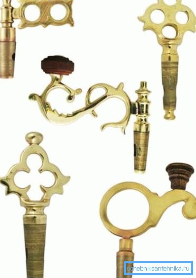 Заключващата част на samovar е прототип на модерни спирателни кранчета